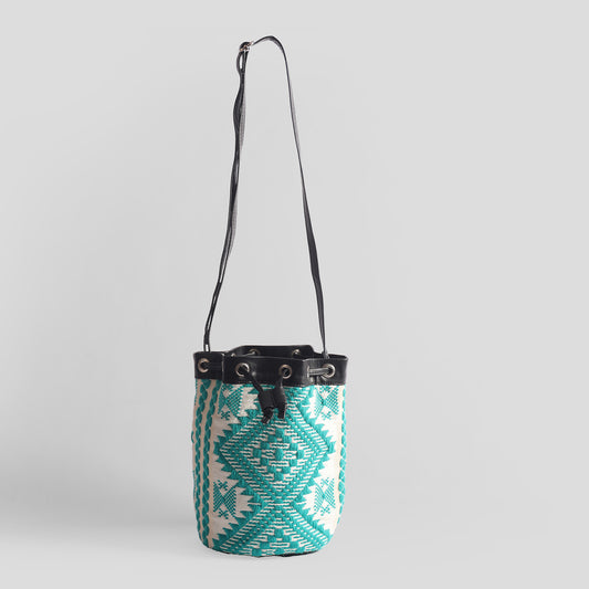 Boho Green Potli Bag