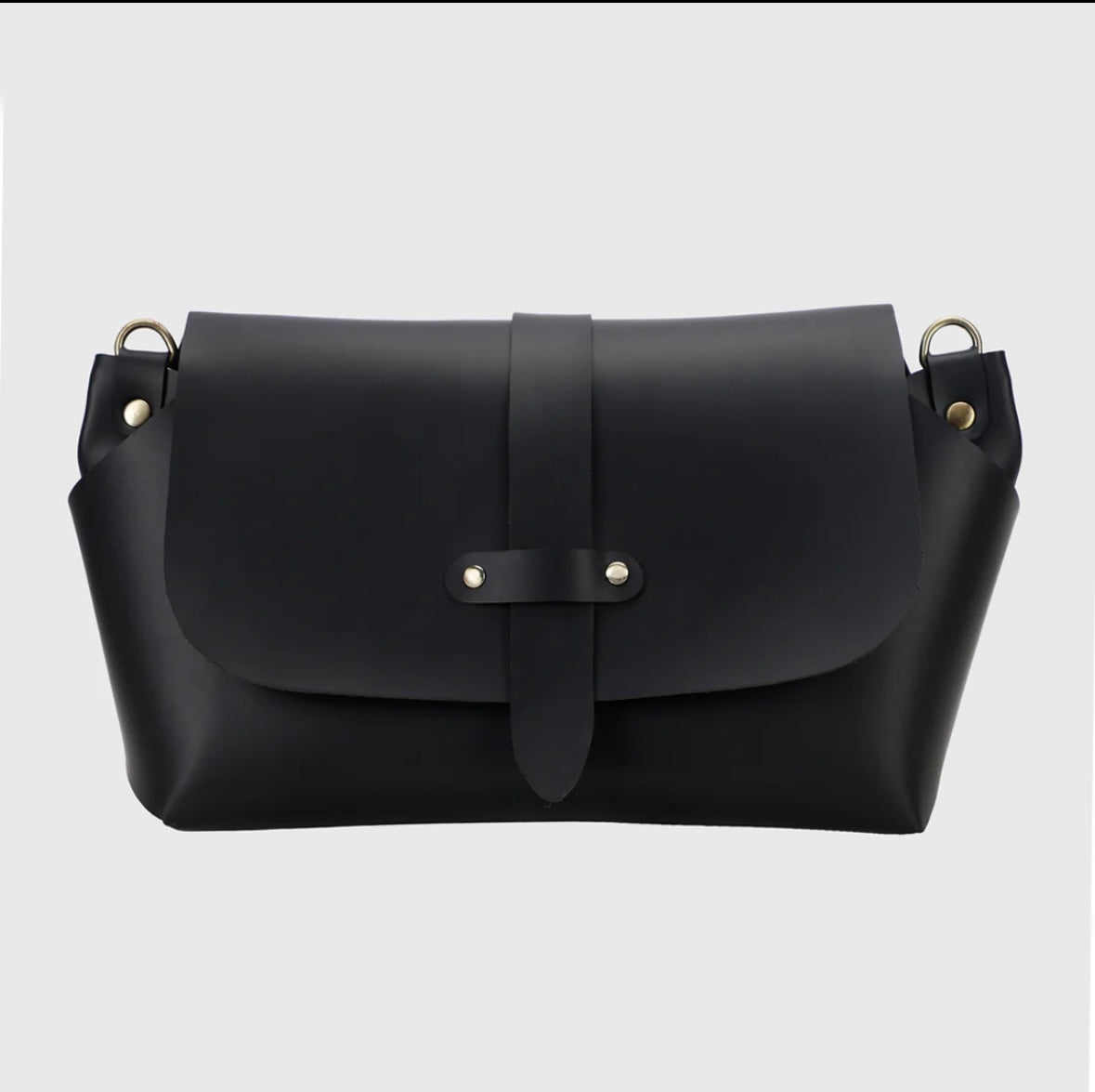 Multistrap sling bag (without strap)- black