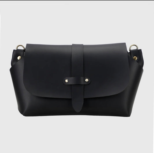 Multistrap sling bag (without strap)- black