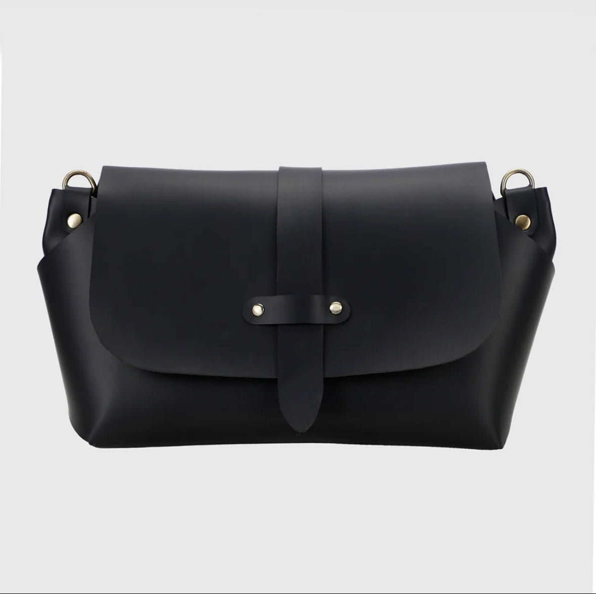 Multistrap sling bag (without strap)- black