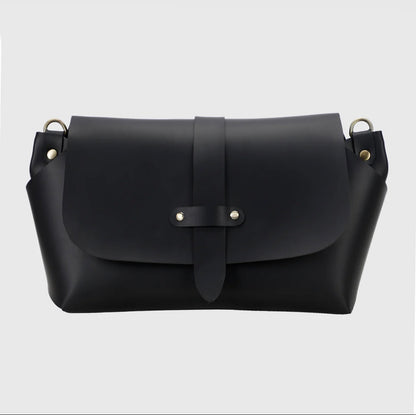 Multistrap sling bag (without strap)- black