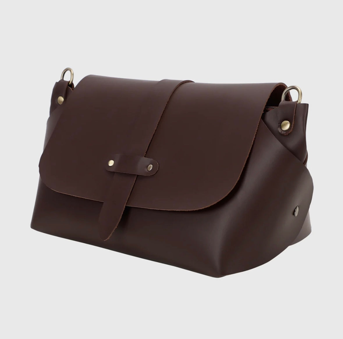 Multistrap sling bag (without strap)- brown