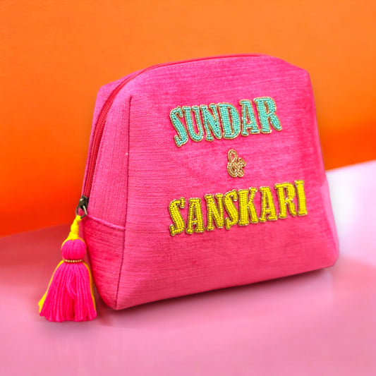 Sundar & Sanskari Pouch